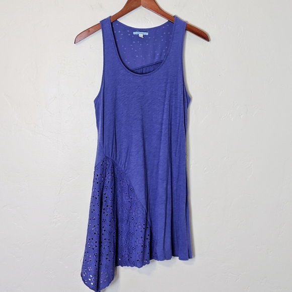 Anthropologie Tops - Anthropologie Handkerchief Eyelet Tank